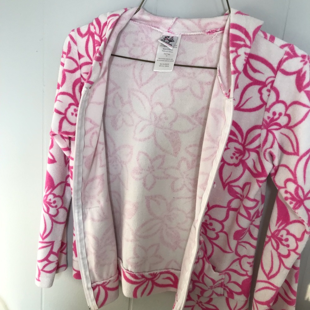 . Girl Friends Zippered Hooded Jacket Size 10